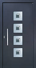 Haustür mit Designverglasung