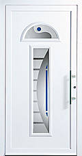 Haustür mit Fantasieverglasung