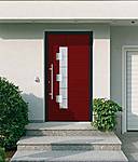 Tür mit Lichtausschnitt