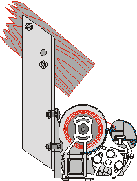 Details Befestigung am Dachsparren