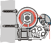 Detailzeichnung Montage Wand