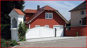 Tor mit Fräsbild Tor mit Fräsbild