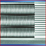 Detail Federkanal mit Zugfedern