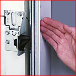 Detail seitlicher Eingreifschutz